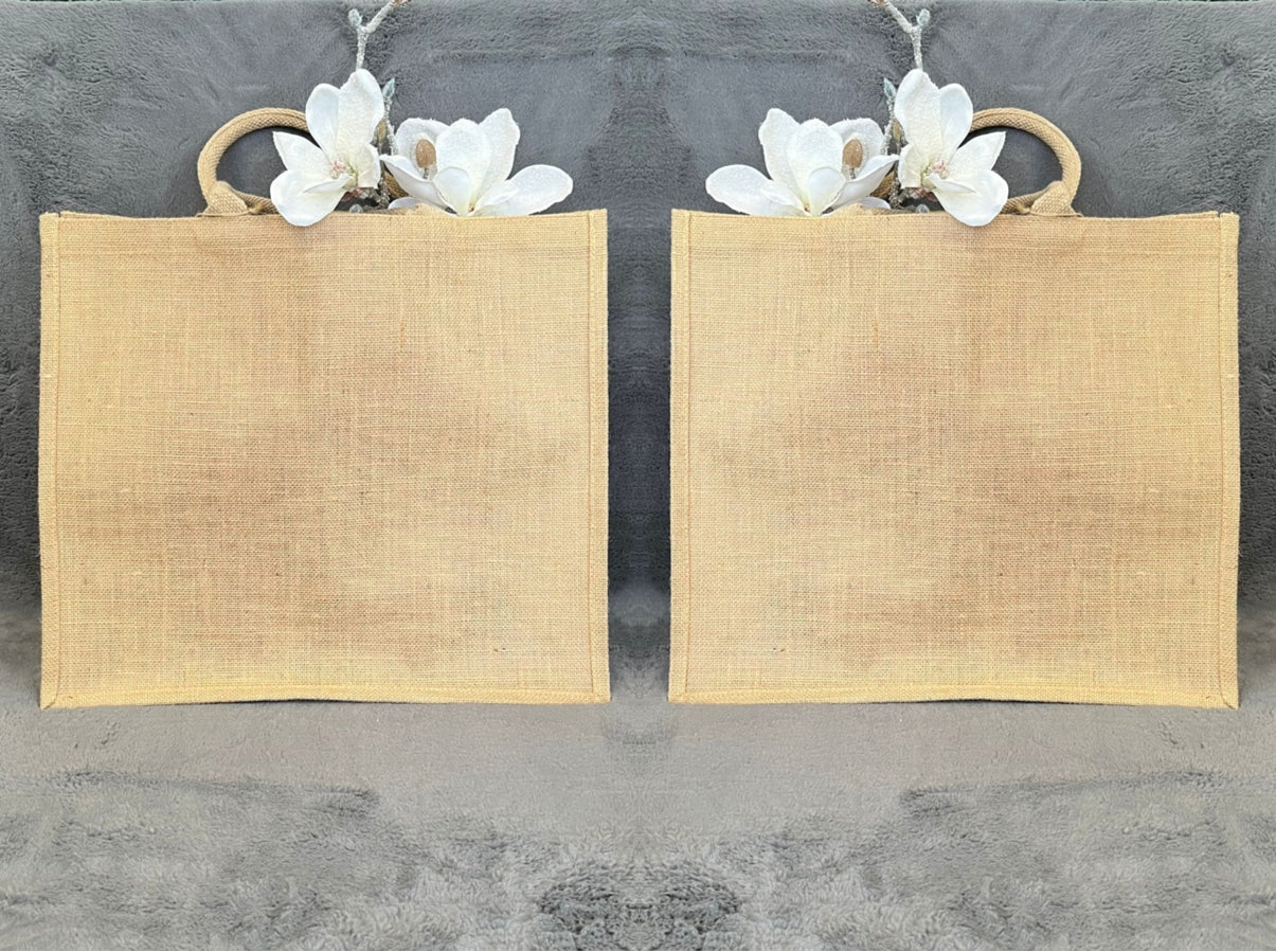 Jutetasche mit und ohne Personalisierung / 45x39x21 cm