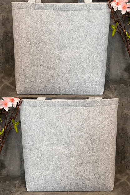 Filz-Shopper / 49 x 39 x 13,5cm / beidseitig bedruckbar