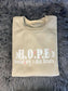 H.O.P.E Design, als T-Shirt, Pullover oder Hoddie, in zwei versch. Faben