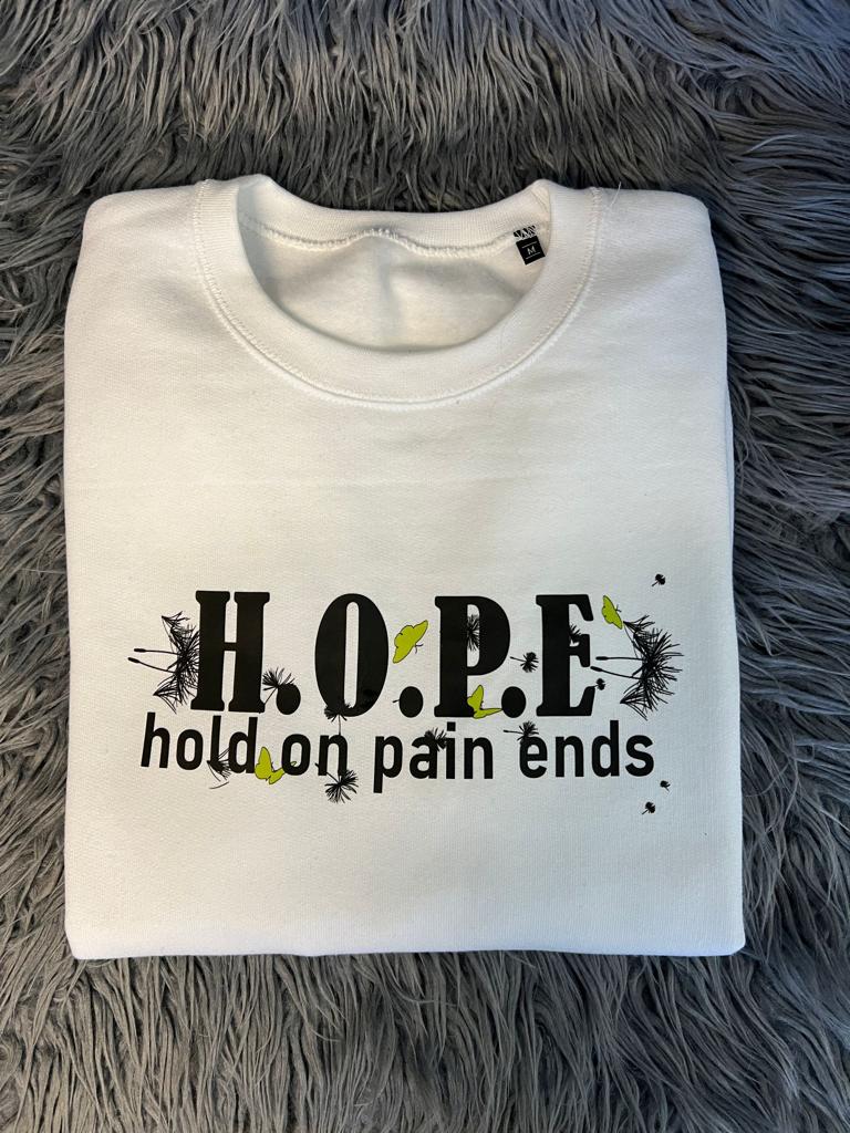 H.O.P.E Design, als T-Shirt, Pullover oder Hoddie, in zwei versch. Faben