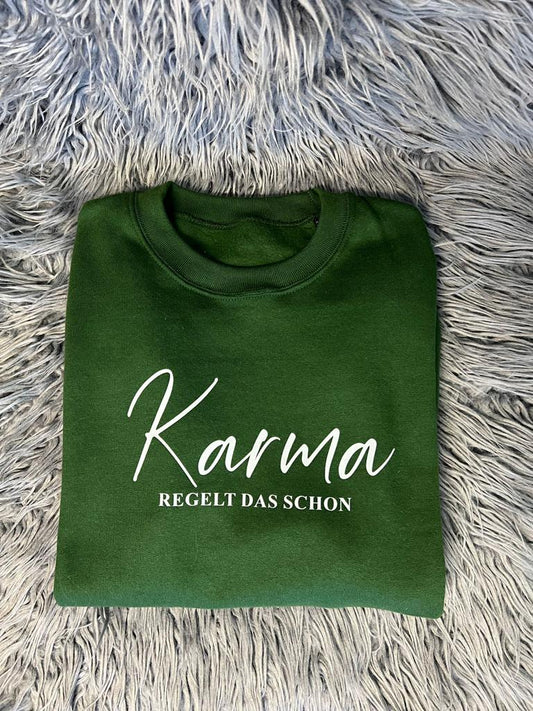 "Karma" Design, als T-Shirt, Pullover oder Hoodie