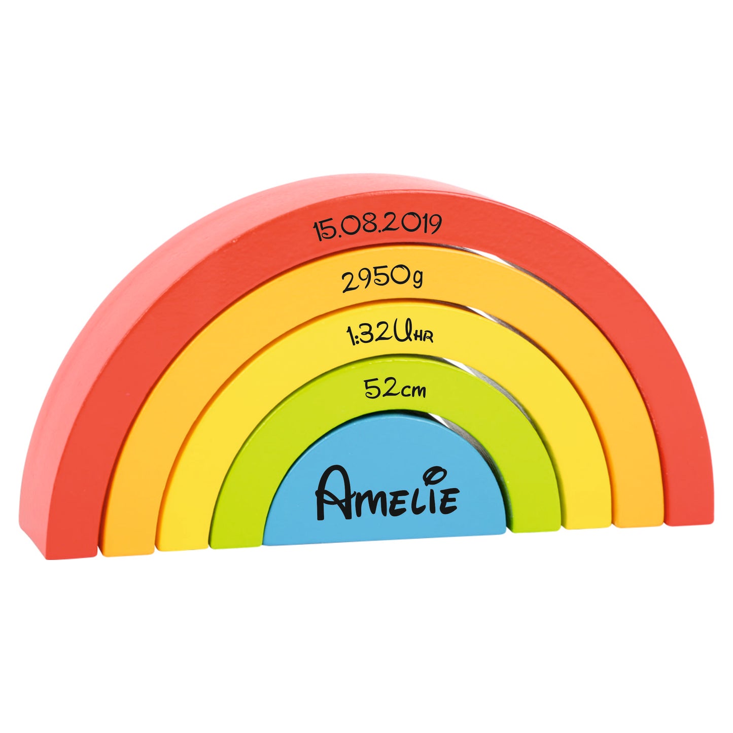 Holzbausteine Regenbogen