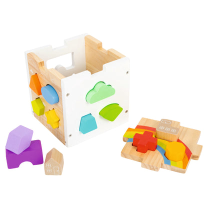 Steckwürfel Regenbogen