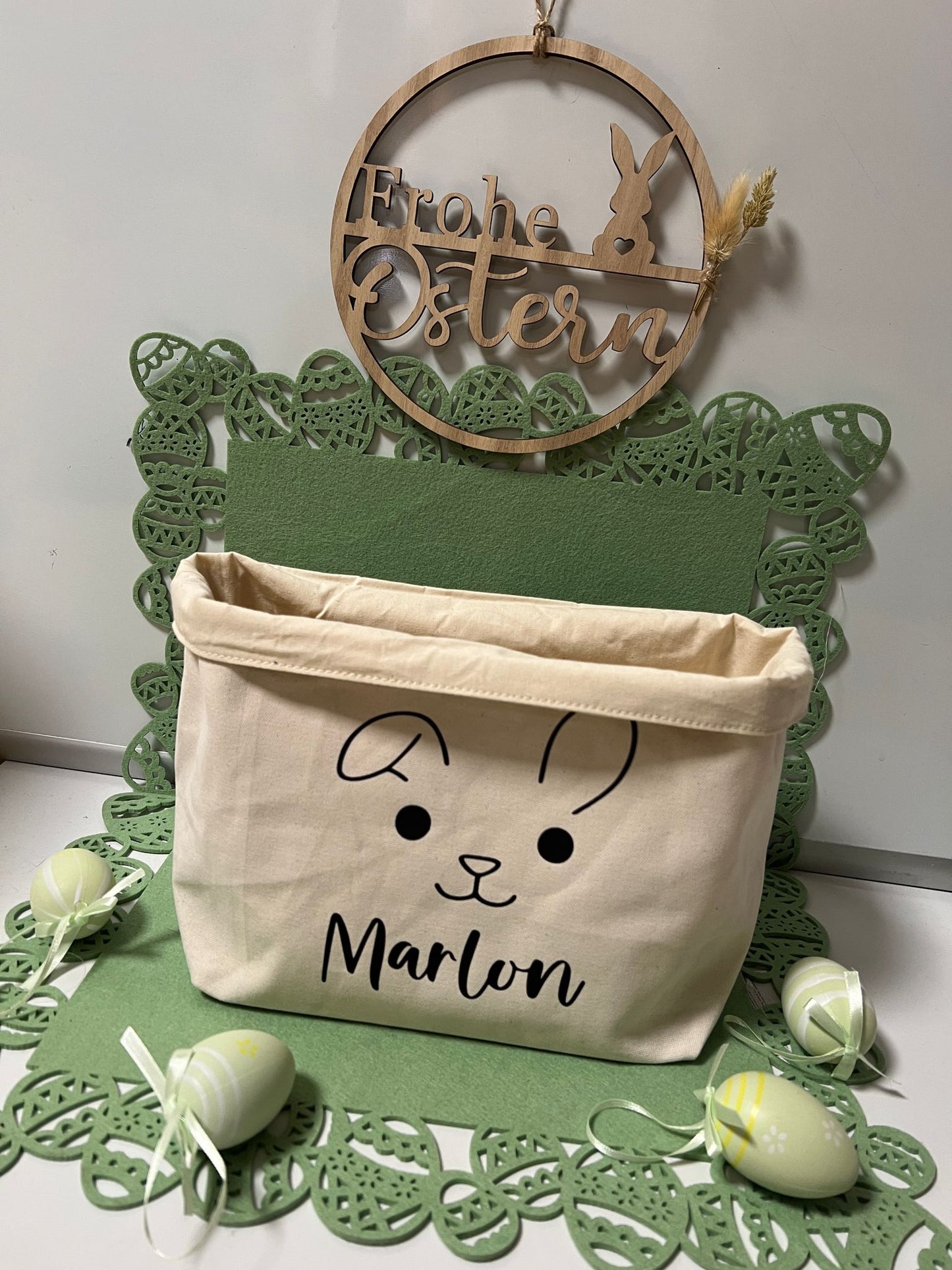 Osterkörbchen mit individuellem Namen
