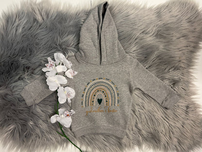 Hoodie Set „godmother & godmothers bestie“ B&C /  Babybugz, inkl. Druck