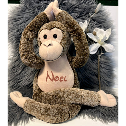 Stofftier "Affe" / 41 cm / inkl. Stick