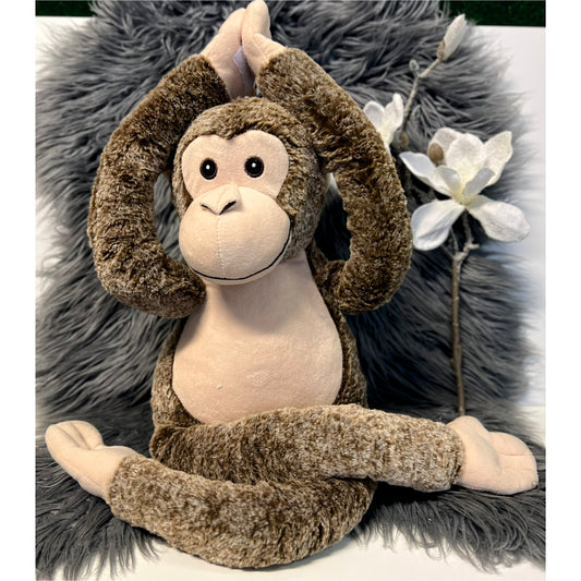 Stofftier "Affe" / 41 cm / inkl. Stick