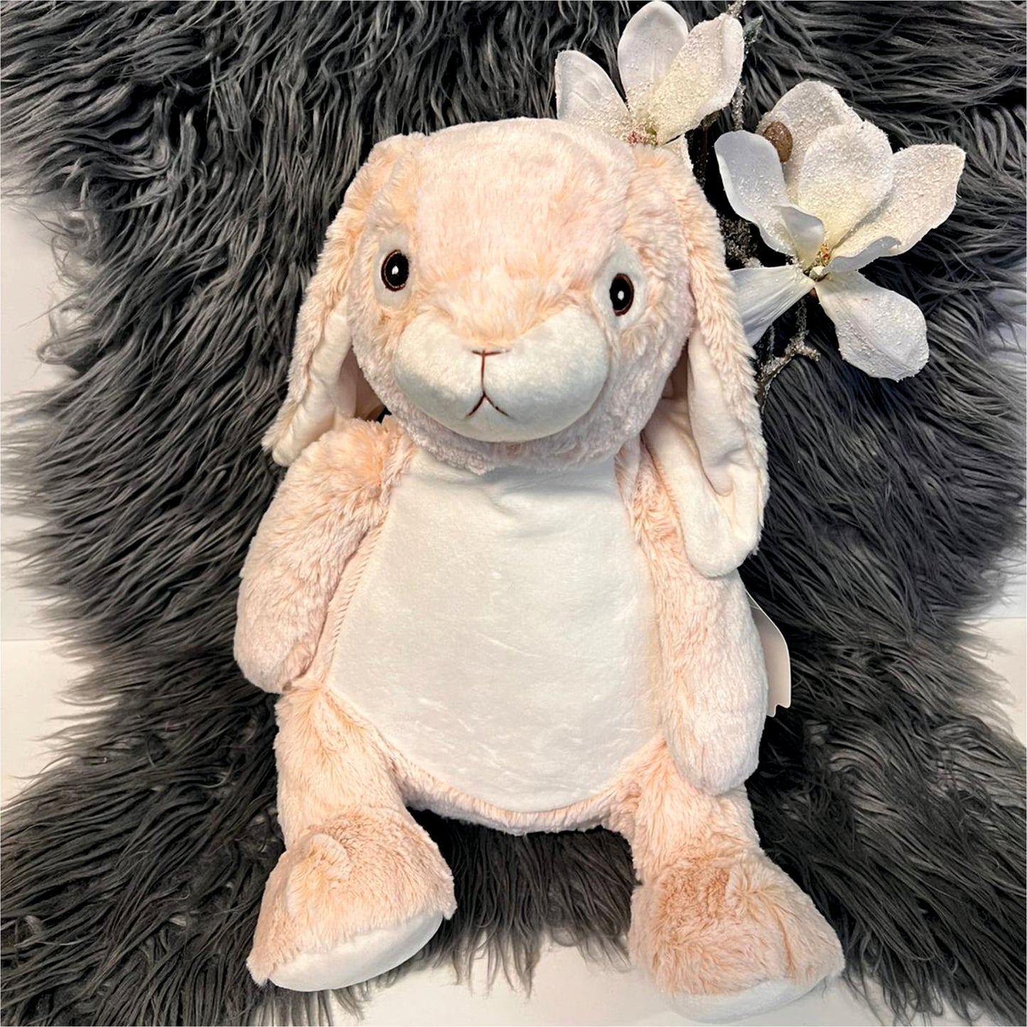 Stofftier "Hase" / 41 cm / inkl. Stick