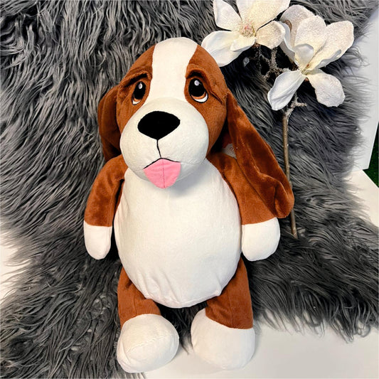 Stofftier "Jagdhund" / 41 cm / inkl. Stick