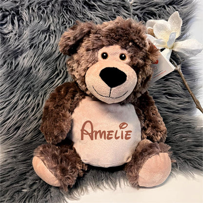 Stofftier "Kuschelbär" / 41 cm / inkl. Stick
