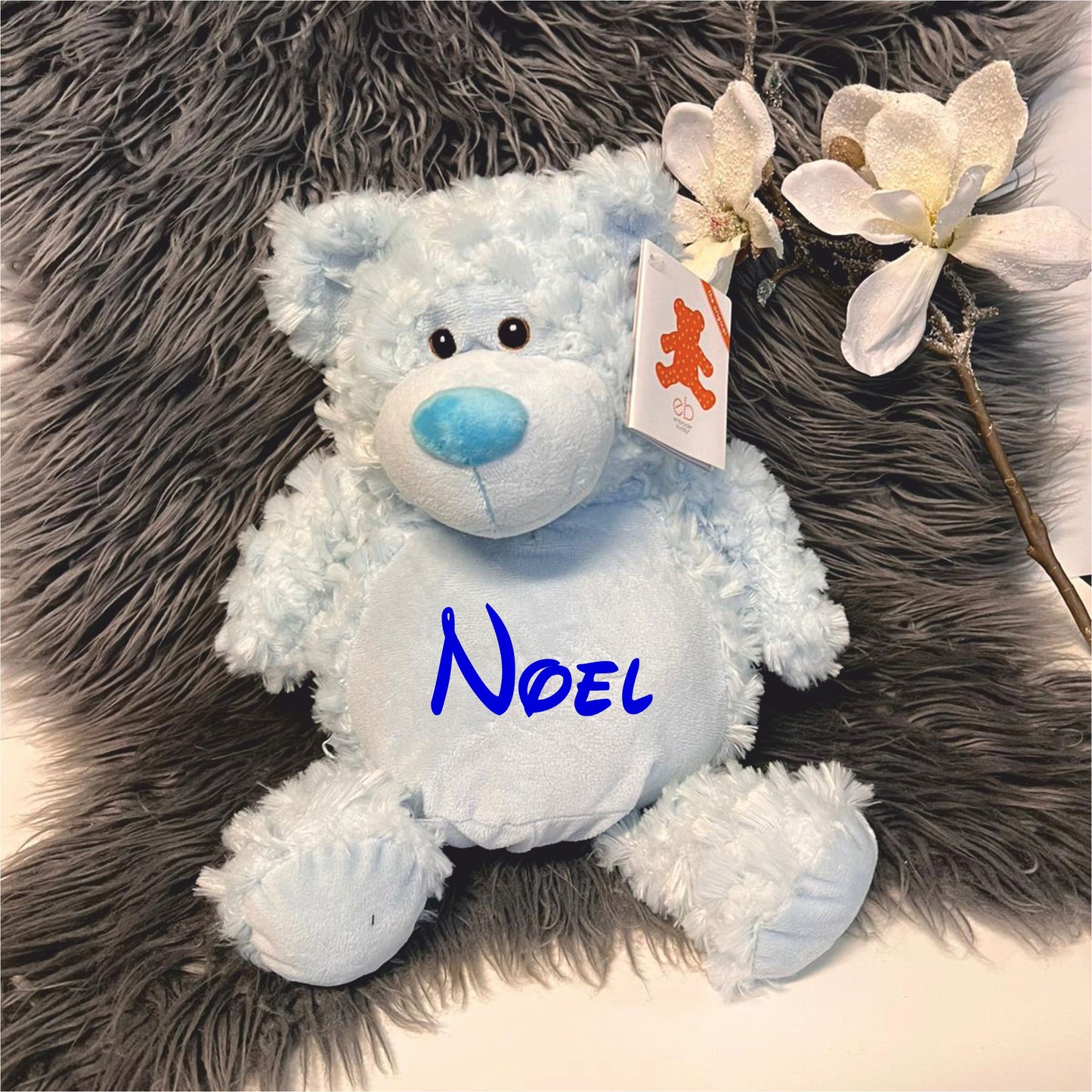 Stofftier "Kuschelbär" / 41 cm / inkl. Stick