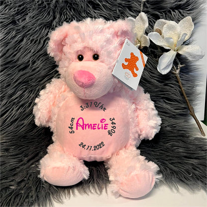 Stofftier "Kuschelbär" / 41 cm / inkl. Stick