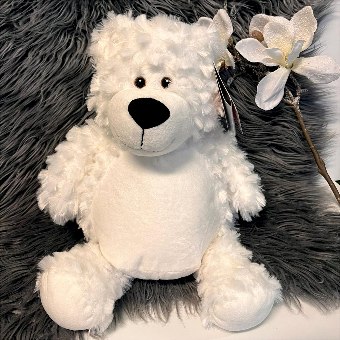 Stofftier "Kuschelbär" / 41 cm / inkl. Stick
