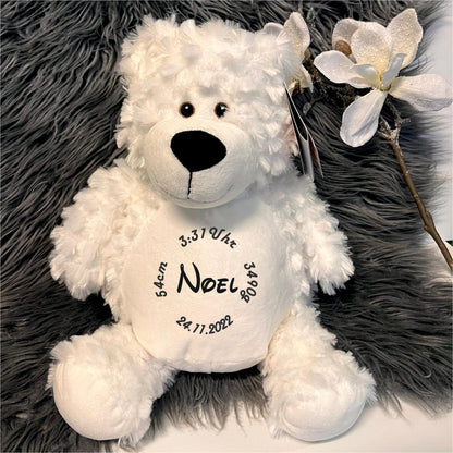 Stofftier "Kuschelbär" / 41 cm / inkl. Stick